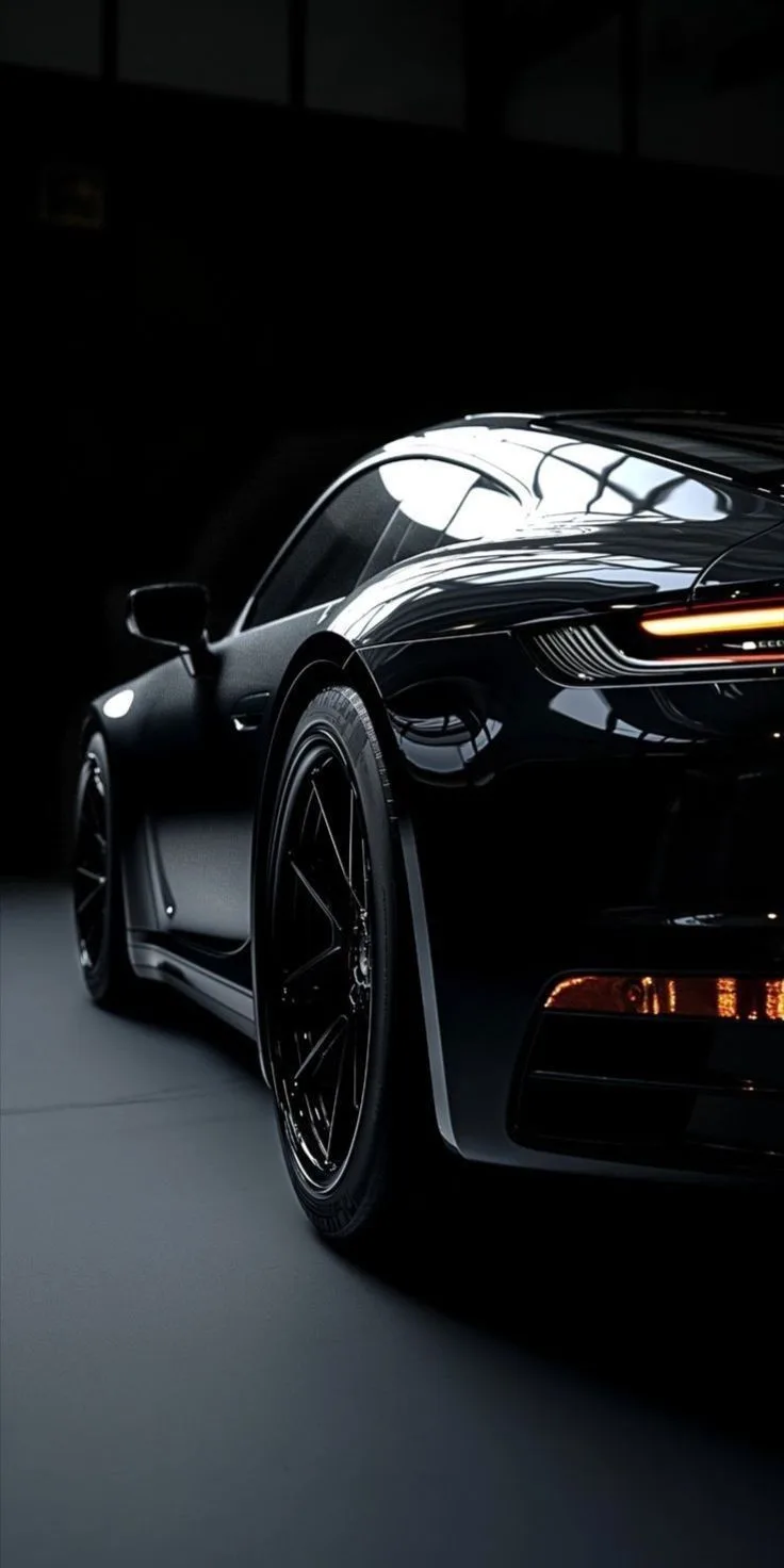 Porsche 911 rear quarter showing deep gloss ceramic coating finish